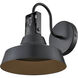 Axell 1 Light 9 inch Powder Coated Black Outdoor Wall Sconce